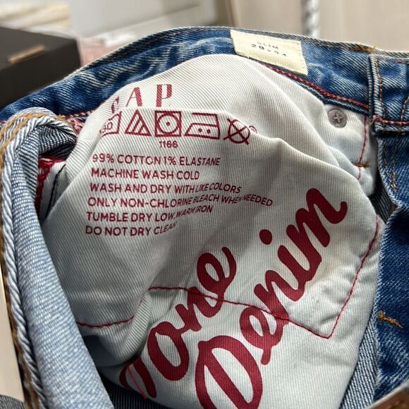 Gap Cone Denim slim straight jeans size 29/34 NWT - Picture 14 of 16